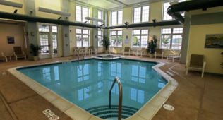 Watkins Glen Harbor Hotel indoor pool